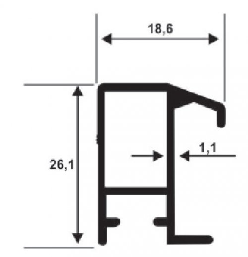 پروفیل آلومینیومی کابین دوش