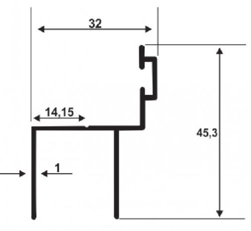 پروفیل آلومینیومی کابین دوش