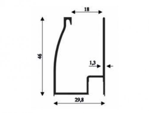 پروفیل آلومینیومی کابین دوش