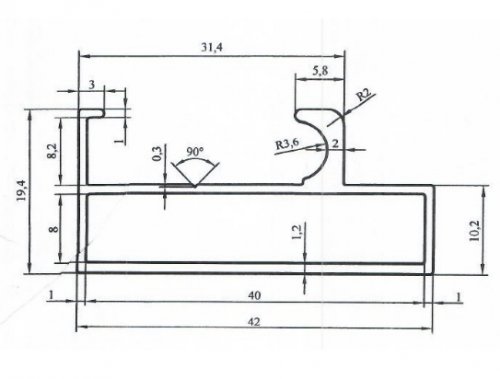 پروفیل آلومینیومی کابین دوش