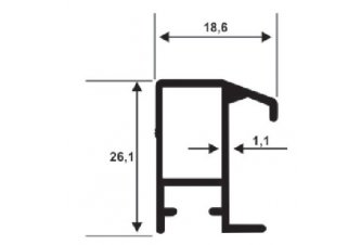 پروفیل آلومینیومی کابین دوش