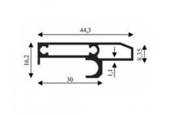 پروفیل آلومینیومی کابین دوش