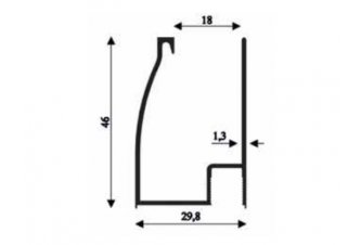 پروفیل آلومینیومی کابین دوش